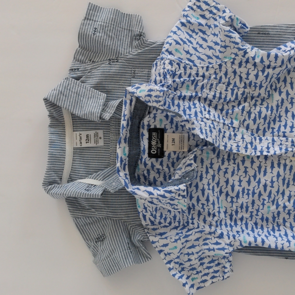 Romper-shirt combo